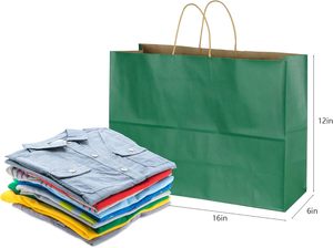 Bolsa de Papel Kraft Multicolor, Bolsa de Regalo Gruesa, Bolsa de Papel para Envolver Regalos y Compras - Product Image 4