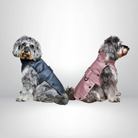 Vêtements pour animaux de compagnie personnalisés, veste matelassée pour chien réglable, coton, imperméable, manteau pour chien 2 en 1, trench classique
