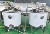 Pasteurisateur de lait de chameau Yaourtière Machine automatique de traitement du lait 300L 500L Machine de pasteurisation par lots