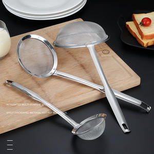 304 Stainless Steel <b>Mesh</b> <b>Strainer</b> Kitchen Tool Multifunctional For Juice Soy Milk Herbal Medicine Filter - Product Image 1