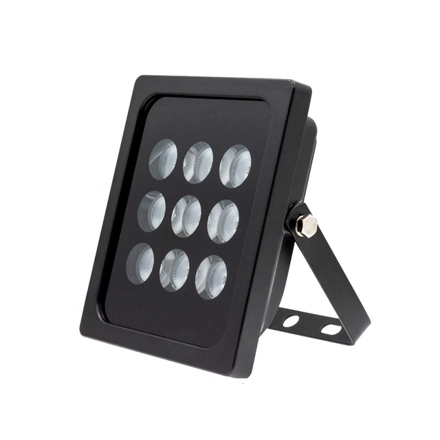 Outdoor IP65 Waterproof DC12V 9W Infrared Camera Light CCTV Illuminator with Automatic Light Control and 8-90 View Angle 940nm