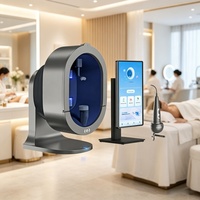 Salon Full Face Scanner Testing Ai Skin Analyzer Machine Scalp Analyzer Handle Desktop Facial Diagnostic Instrument