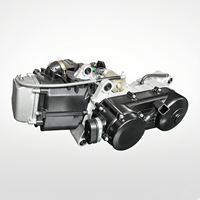 161QMK/163QML Nouveau Scooter 3D 180-200cc 4 temps refroidi par eau avec CDI, moteur à marche arrière intégrée et arbre d'équilibrage