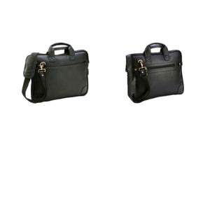 Maletín para portátil de cuero negro personalizado nuevo del fabricante, bolso de cuero genuino de diseño de alta calidad, marca Olivia de 15 pulgadas - Product Image 1