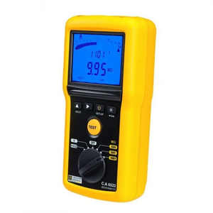 Megóhmetro Digital Chauvin Arnoux CA 6522, Comprobador de Aislamiento y Continuidad, 250V/500V/600V, Medidor de Corriente Continua CA 6522 - Product Image 3