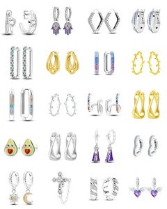 <span class=keywords><strong>Pendientes</strong></span> <span class=keywords><strong>de</strong></span> Plata Bañados en Oro con Circonita Brillante, Diseño <span class=keywords><strong>de</strong></span> Garra, Exquisitos, Sencillos, Versátiles, Modernos, Accesorio <span class=keywords><strong>de</strong></span> Regalo para Mujer - Product Image 2