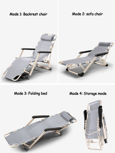 เก้าอี้พับได้รุ่น Jiuyi สำหรับสำนักงาน วิลล่า พักผ่อน เฟอร์นิเจอร์พับได้สำหรับพักผ่อนกลางแจ้ง เก้าอี้โซฟาเดี่ยวสำหรับพักผ่อน - Product Image 3