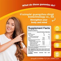 Permen Jeli DHA Omega-3 Rasa Buah untuk Anak TK, Produk Laris Lintas Negara, Langsung dari Pabrik, Mendukung Daya Ingat dan Kualitas Tidur