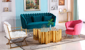 Sedia moderna Shell Business Meeting Tea Shop <span class=keywords><strong>poltrona</strong></span> singola <span class=keywords><strong>gambe</strong></span> in metallo dorato sedie per il tempo libero di lusso rosse - Product Image 6