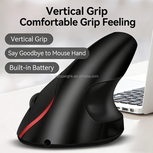 Ratón Óptico Inalámbrico Ergonómico Vertical de 2.4Ghz con Retroiluminación RGB e Interfaz USB para Uso en Oficina, Hogar y Juegos - Product Image 3