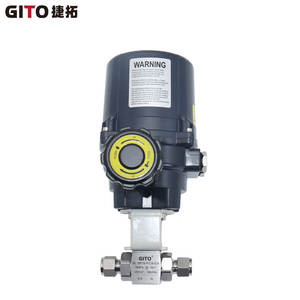 Válvula de Bola Eléctrica de Alta Presión GITO, Diseño Recto de Acero Inoxidable Forjado para Agua, Gas y Aceite - Personalización OEM - Product Image 3