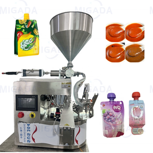 Quay Túi Dán Máy chiết rót cho nước giải khát hóa chất nước sốt cà chua gói Pouch làm đầy chất lỏng giặt chất tẩy rửa - Product Image 4