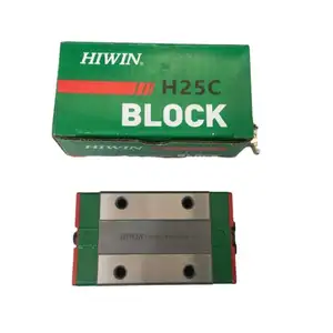 Hiwin Original คู่มือรางเชิงเส้นHGH15 HGH20 2000 มม.ท่องเที่ยวบล็อกเครื่องCNC 25 มม.บล็อกหนัก