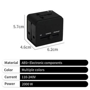 Promotion Travel <b>Plug</b> <b>Adapter</b> 2 USB Port Universal Travel <b>Power</b> <b>Adapter</b> for Business - Product Image 4