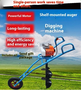 Công Suất Cao Công Nghiệp 99cc 2 Thì Động Cơ Hợp Kim Thép Mặt Đất Khoan Trái Đất Khoan Máy Di Chuyển Đa Mục Đích Nhiệm Vụ Nặng Nề - Product Image 4