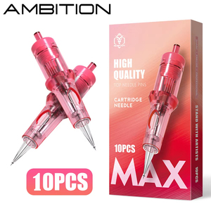 Ambition - 10 Cartuchos de Agujas Desechables para Tatuaje de Cejas SMP P M U, Esterilizados y Seguros, 1RL 3RL 5RL 7RL 5F 7F para Maquillaje Permanente - Product Image 1