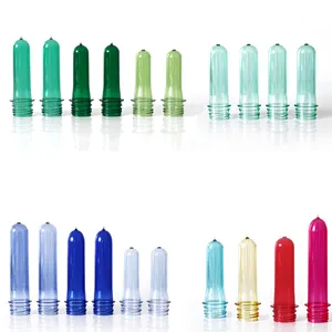 Colorful Customized 28mm/30/38mm Pet Preforms plastic Neck Size Pet bottle mold Preform PET For Blowing Water Bottle