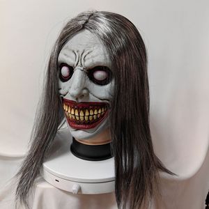 หน้ากากยางลาเท็กซ์ครึ่งหน้าสีเทา สำหรับคอสเพลย์ฮาโลวีน ตลกๆ สำหรับเล่นบทบาทสมมติ - Product Image 1