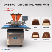 Machine de dépose automatique de chocolat LST en acier inoxydable 304, 1 à 4 moules/min, pour petites/moyennes usines, état neuf