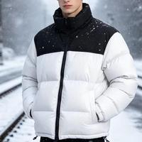 Doudounes pour hommes réversibles et grandes tailles, chaudes pour l'hiver, personnalisées, classiques et brodées