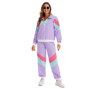 Mujeres Hombres 1980s Disco Hippie Costume Fancy Dress Lady's Hippies <span class=keywords><strong>Trajes</strong></span> para disfraces <span class=keywords><strong>de</strong></span> adultos - Product Image 1