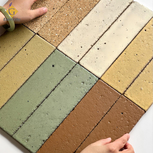 <span class=keywords><strong>Piastrelle</strong></span> <span class=keywords><strong>in</strong></span> Ceramica Rustica Marrone per Rivestimento Cucina Effetto Ghiaia - Product Image 1