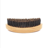 Vente en gros 360 brosses ondulées incurvées pour hommes brosses à cheveux ondulés en poils de sanglier en bois pour hommes