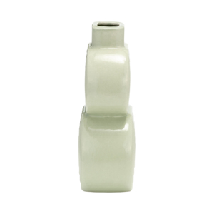 Vaso moderno in ceramica con cerchi impilati per l'arredamento del soggiorno, vaso decorativo per fiori per camera da letto, ufficio, ingresso, tavolo - Product Image 4