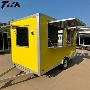 รถตู้ขายอาหารพร้อมครัวเต็มรูปแบบรถตู้ขายอาหารทำจากเคบับไอศกรีมสำหรับย่างไก่ - Product Image 1