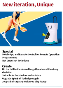 Máquina de Pickleball Profesional de Alta Capacidad y Durabilidad, Lanzador de Pelotas de Tenis Portátil para Entrenamiento - Product Image 4