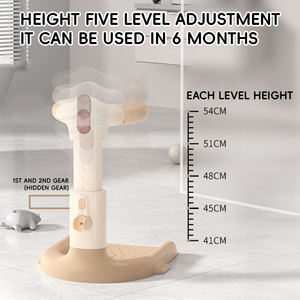 SUNNUO Nuevo Soporte de Baño Plegable Portátil de Goma, <span class=keywords><strong>Cinco</strong></span> Niveles Ajustables para Bebés - Product Image 4