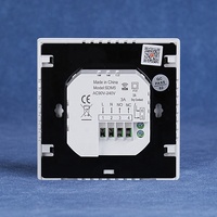 Termostato Inteligente Wifi Serie M5 con Pantalla LED Clara y Botones Táctiles para Google Home/Alexa/Yandex Alice