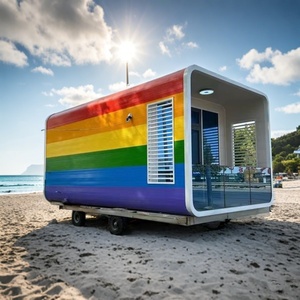 Casa Modular Apple Cabin, Casa Contenedor, Villa Cápsula para Exteriores, Oficina Apple Cabin, Casa Plegable Prefabricada, <span class=keywords><strong>Alquiler</strong></span> de Hotel - Product Image 3