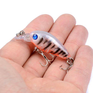 Vente en gros 4.5CM/4G Kit de leurres de pêche avec boîte en plastique mélange multiple Minnow Crankbait dur leurre Wobbler Set - Product Image 5