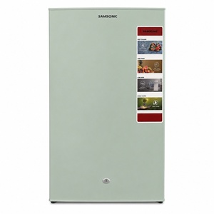 Mini-réfrigérateur vintage rétro Samsonic 120L avec compartiment congélateur, économe en énergie, fonctionnement silencieux, réfrigérateur compact pour dortoir ou bar - Product Image 3