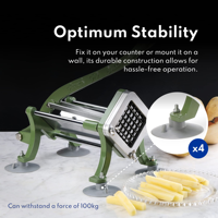 Coupe-Frites Professionnel Manuel en Acier Inoxydable, Machine à Couper les Bandes de Pommes de Terre, Trancheuse à Carottes