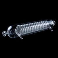 Condenseur en spirale de quartz OEM personnalisé, tube en spirale de silice fondue pour distillation et reflux, haute pureté, usage laboratoire