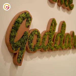 Jagarsign-logotipo personalizado para decoración de pared, letras rellenables, para tienda y negocios