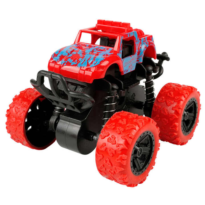 Spring Power Rd Car Toy EPT 360 Rolling Offroad Stunt Spring Sliding Friction Car Press Sliding ...