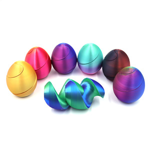 En Stock: Nuevo <span class=keywords><strong>Huevo</strong></span> Espiral Impreso en 3D, Juguete Imposible, Juguete Creativo Estilo <span class=keywords><strong>Huevo</strong></span> de Pascua - Product Image 5