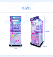 Zormen Machines à jeux à monnayeur, Distributeurs de peluches, Mega Mini Machine à griffes, Petite machine à griffes d'arcade, Machine à cadeaux pour poupées