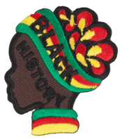 Histoire des Noirs carte de l'afrique Patch brodé Design thermocollant pour vêtements chapeaux et vestes fleur coeur forme tissu perle décoration