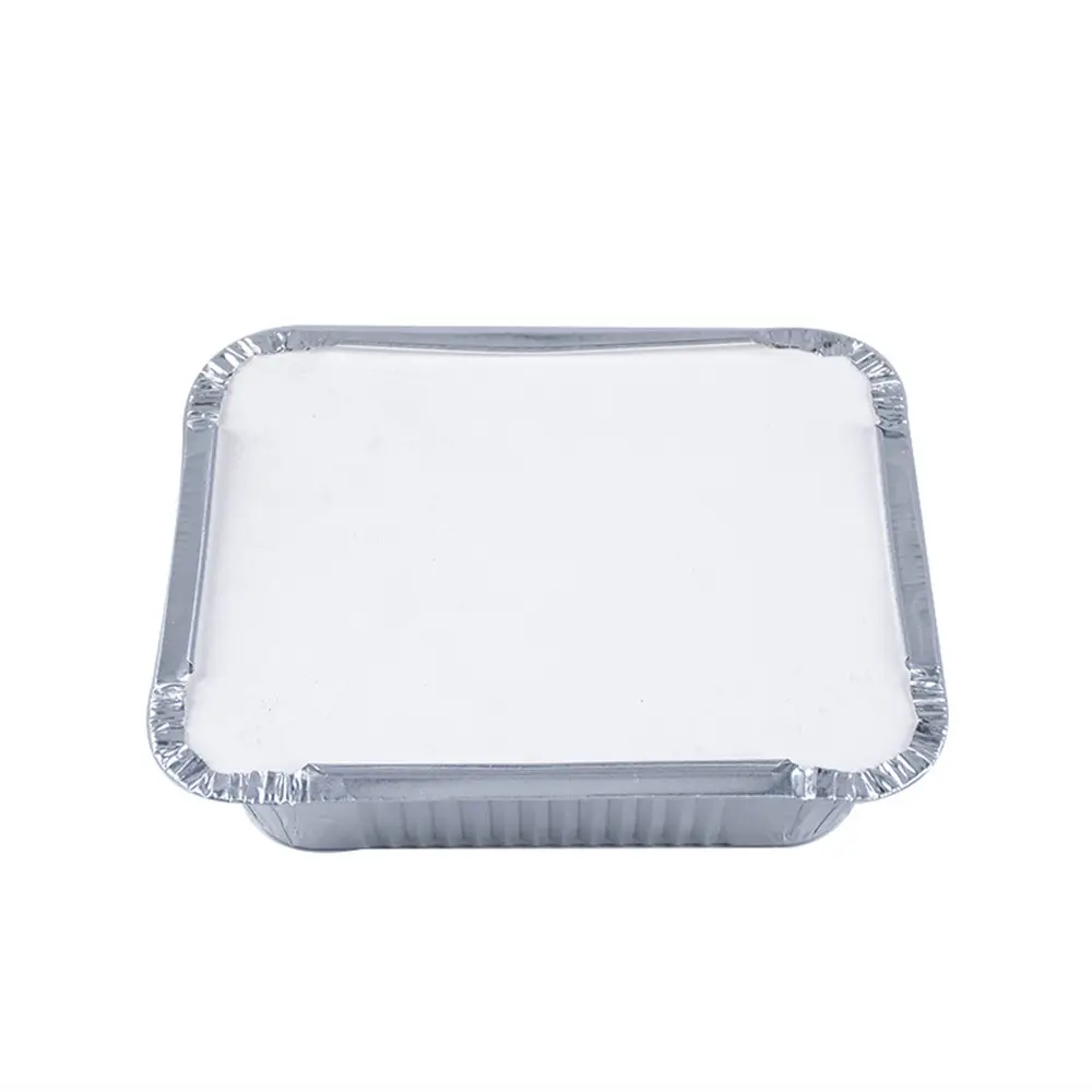 Re165 recipiente/bandeja pequena retangular, folha de alumínio 165x130x45mm 600ml