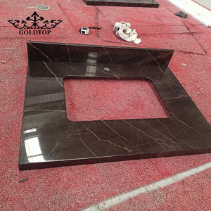 Dalles de marbre chinois Goldtop polies, écologiques, pour hall d'hôtel, villa, table à manger, dessus de meuble de salle de bain, panneau mural - Product Image 6