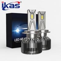 Ampoules de phare LED H4 IKAS Factory Automobile, 55W 60W 20000LM, ampoules LED H7 haute puissance, H1 H4 H7 H11