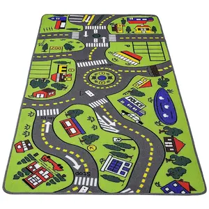 儿童教育道路交通区地毯卧室游戏室和苗圃