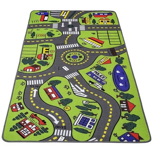 Children Educational Road Traffic Area <strong>Rugs</strong> for Bedroom Play Room and <strong>Nursery</strong> - Product Image 1