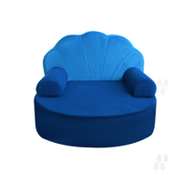 Mini-canapé moderne personnalisé en tissu, adorable transat pour bébé, chaise de lecture pour enfants de maternelle avec dossier et accoudoirs rotatifs pour l'apprentissage de la position assise