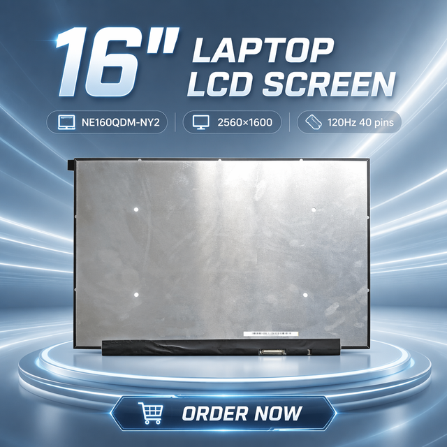 16" NE160QDM-NYC NE160QDM-NY1 165HZ 120HZ Non Touch Screen 2560X1600 QHD 40Pin EDP Display Panel NE160QDM-NY2 NE160QDM-NY3