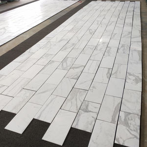 Losas de Piedra Natural de Mármol Blanco Calacatta Moderno, Pulido, para Encimeras, Vestíbulos de Hotel, Villas, Galerías, Pisos, Escaleras y Tocadores - Product Image 2